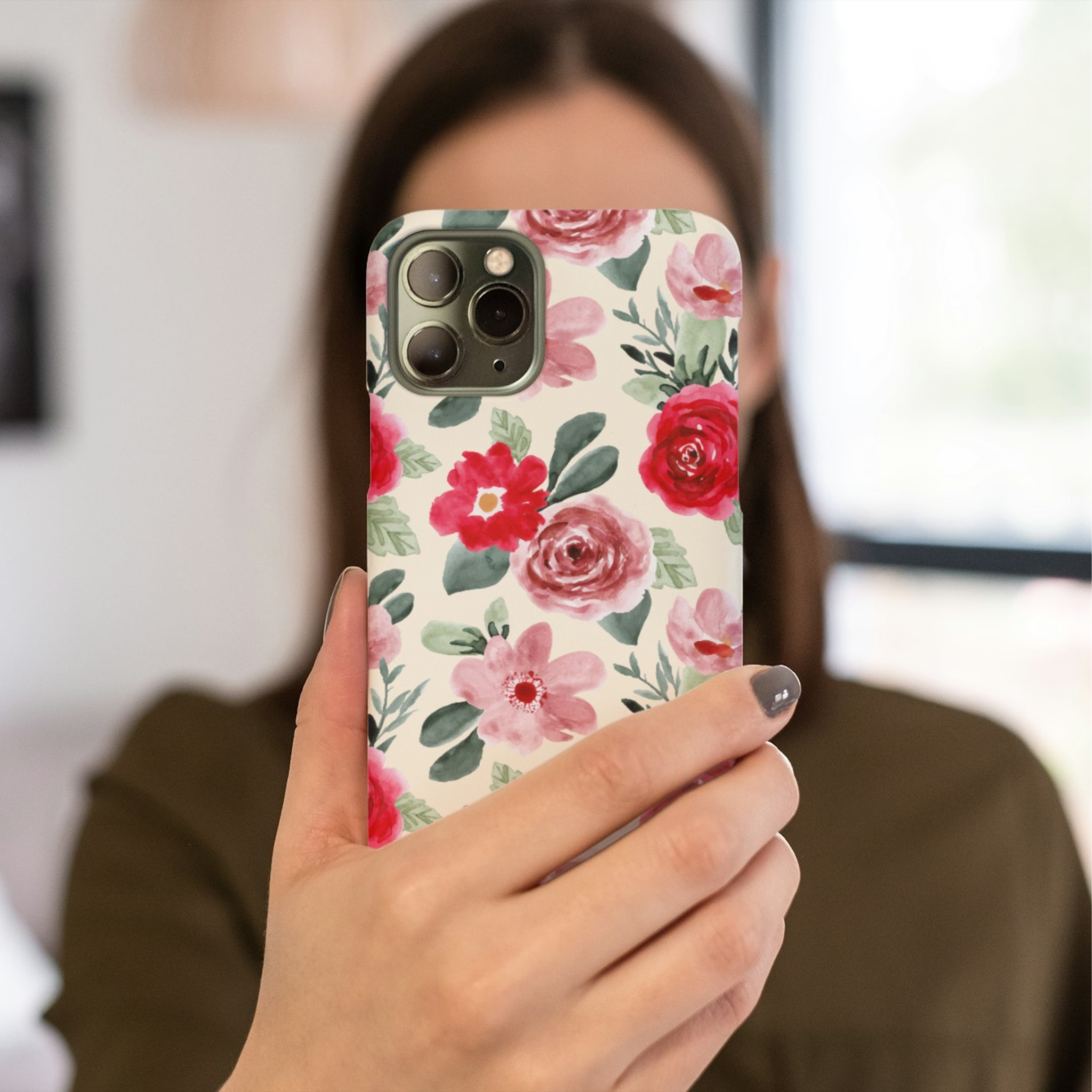 Floral Cascade iPhone Case
